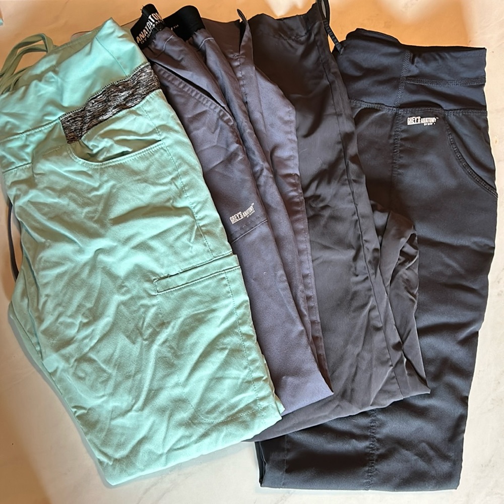 Lot of 5 pair Scrub Pants